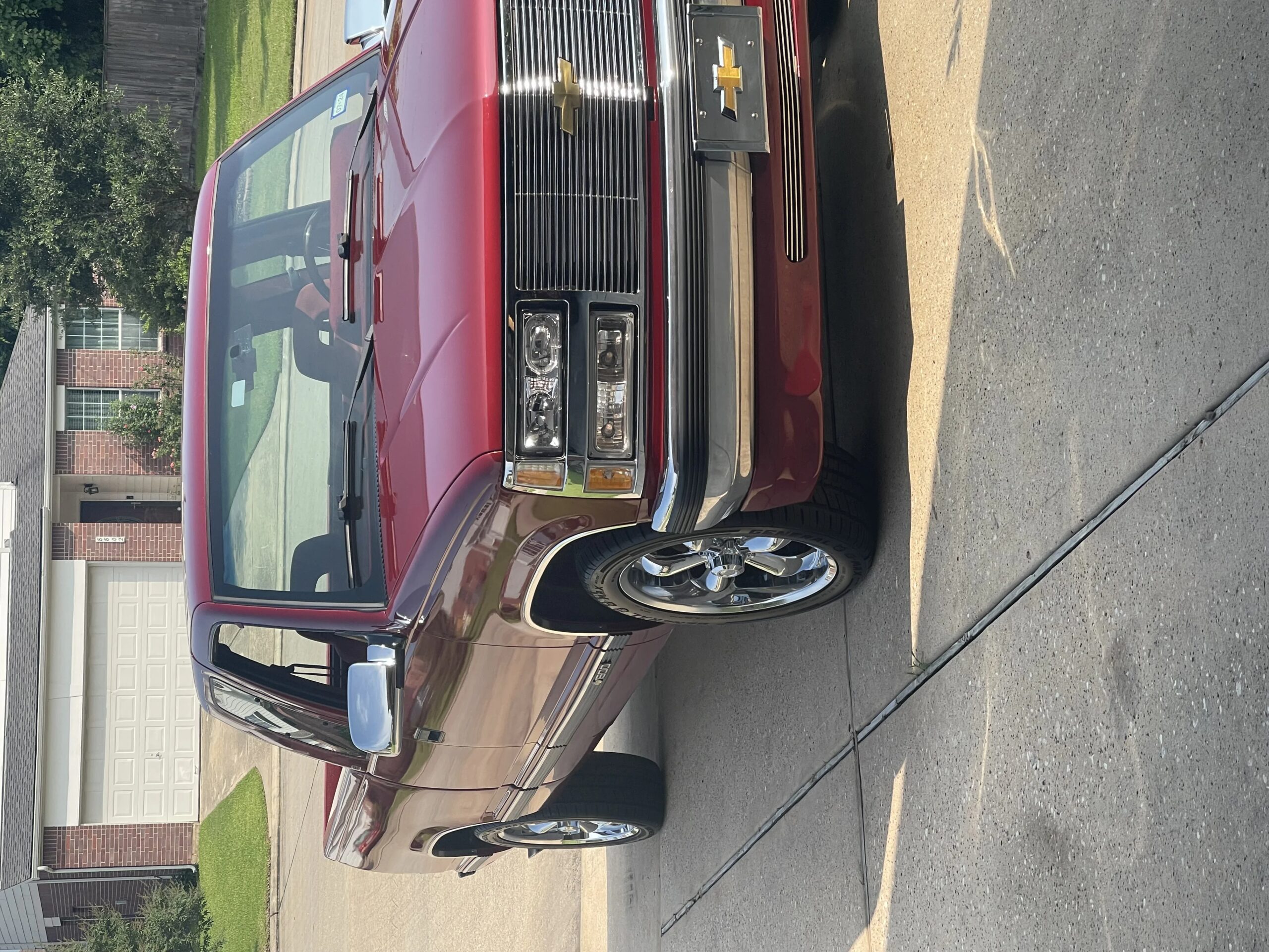 Chevrolet-Silverado-1500-2wd-extended-cab-1992-Burgundy-Burgundy-78