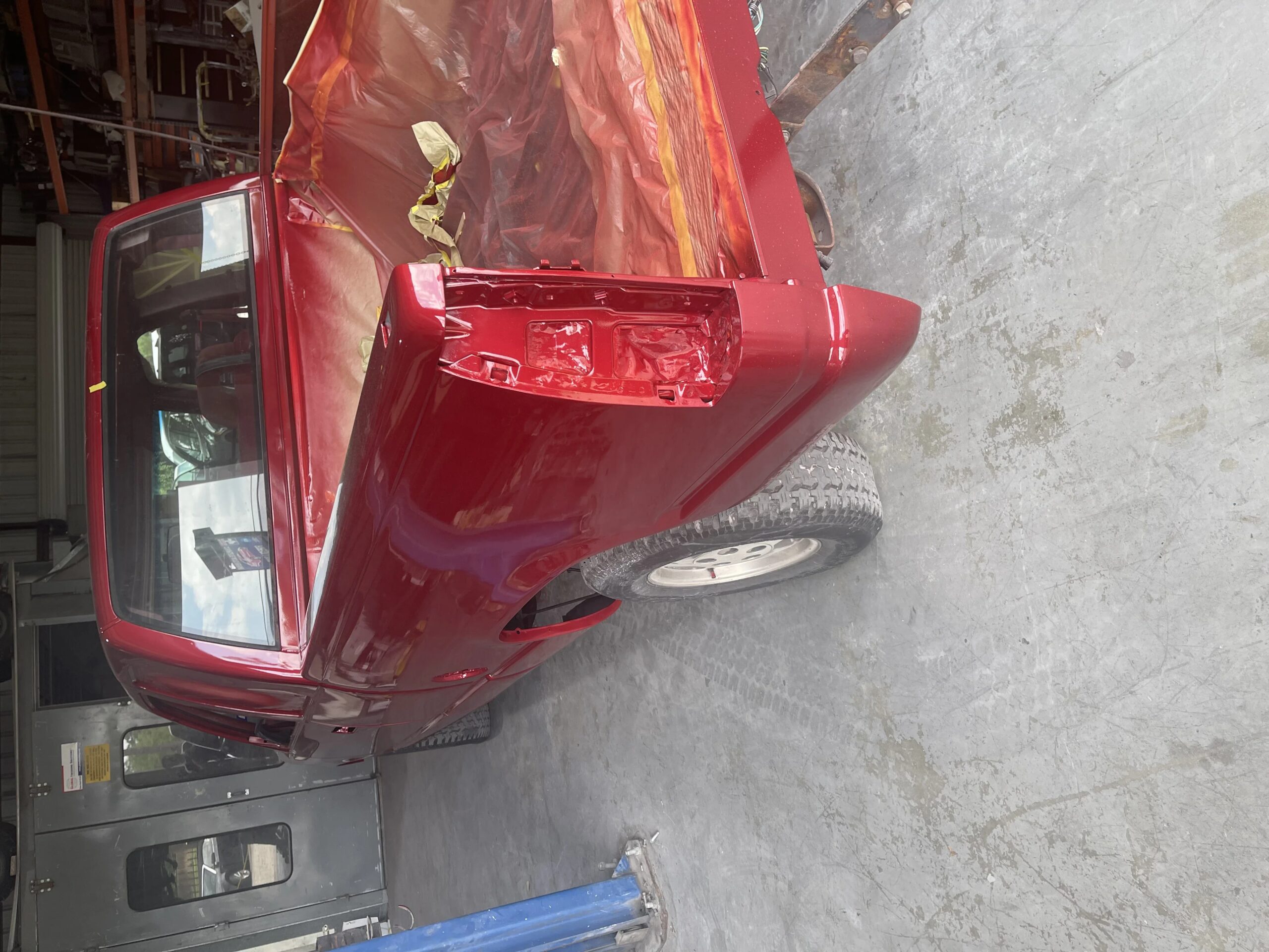 Chevrolet-Silverado-1500-2wd-extended-cab-1992-Burgundy-Burgundy-84