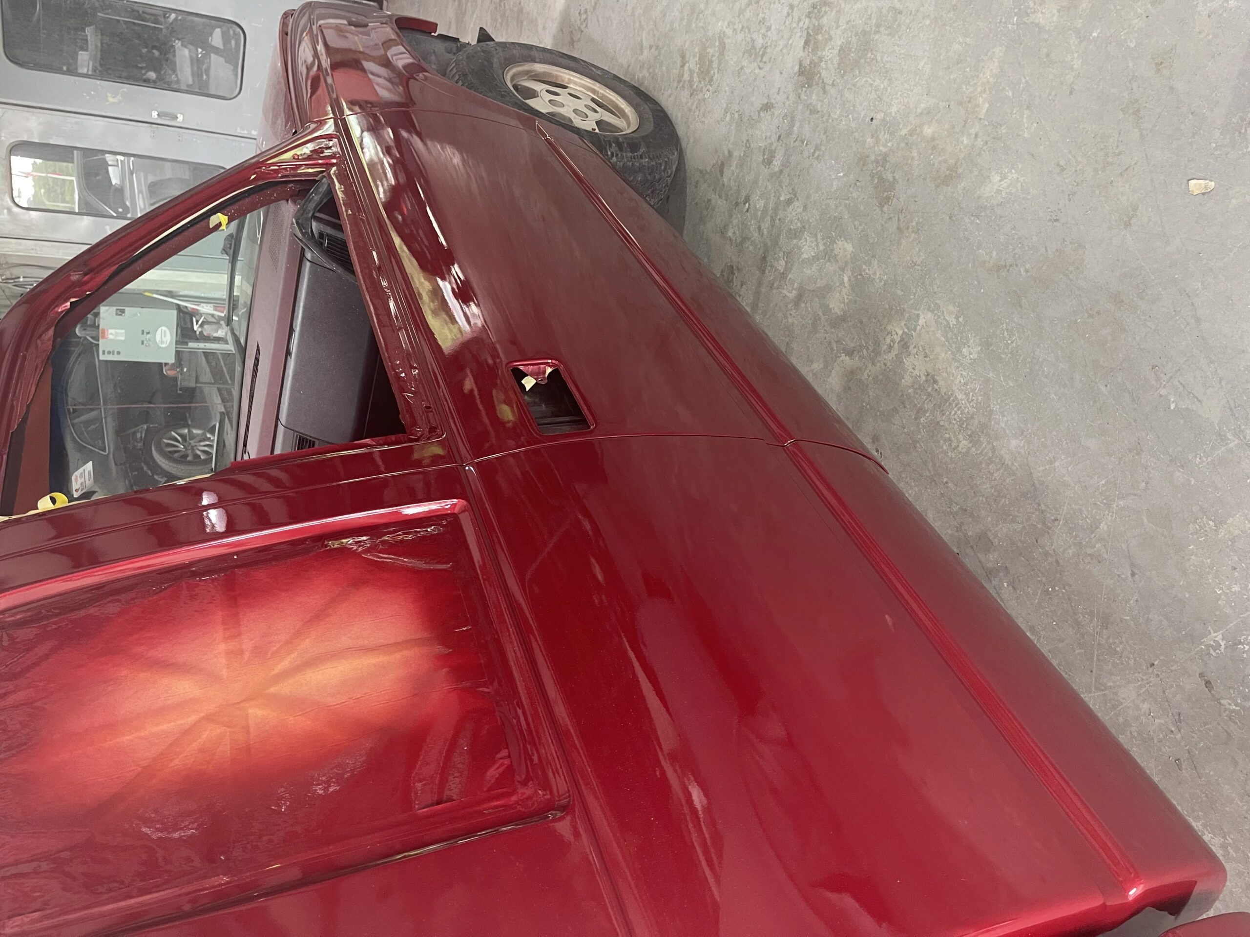 Chevrolet-Silverado-1500-2wd-extended-cab-1992-Burgundy-Burgundy-85