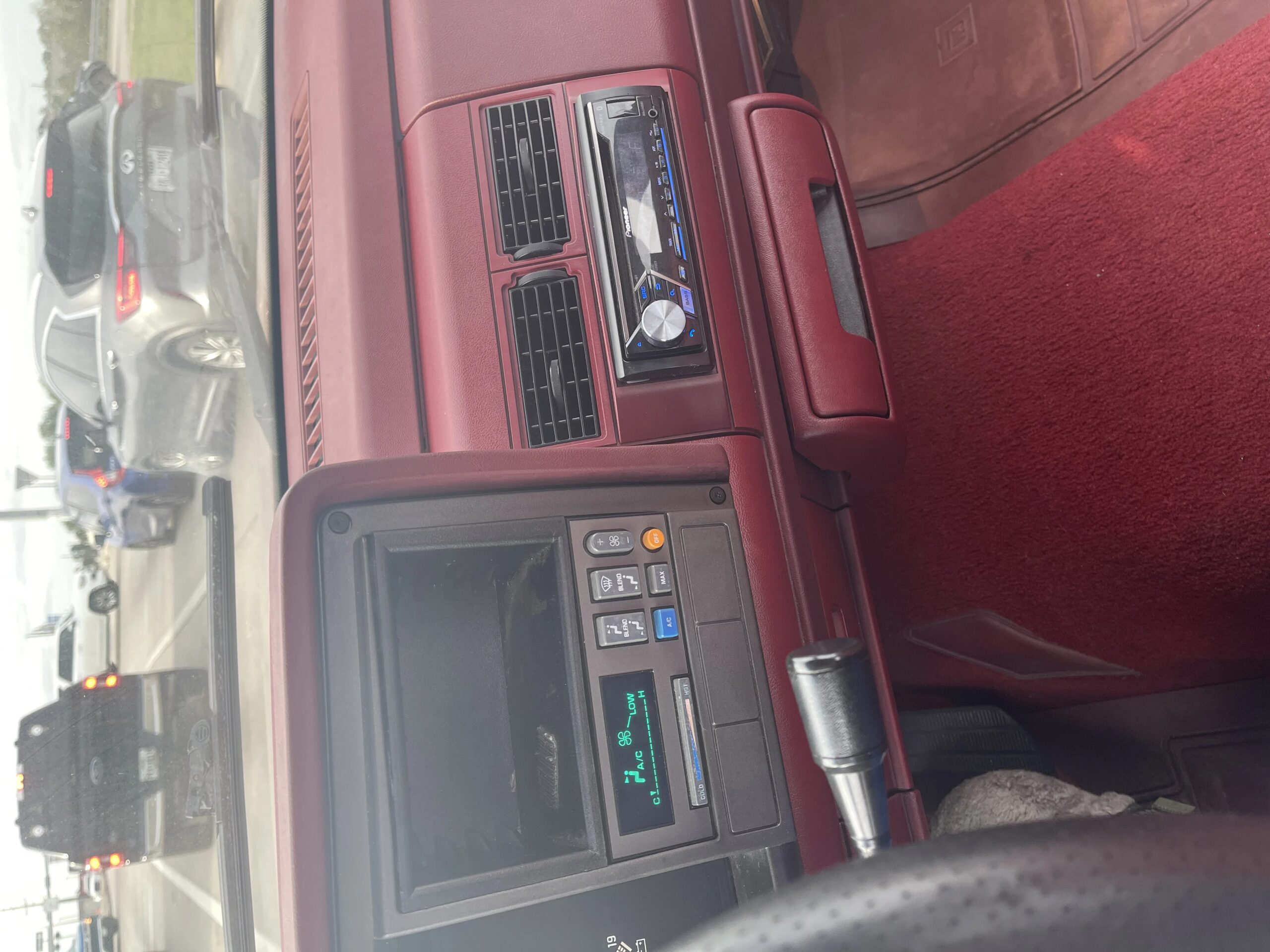 Chevrolet-Silverado-1500-2wd-extended-cab-1992-Burgundy-Burgundy-86