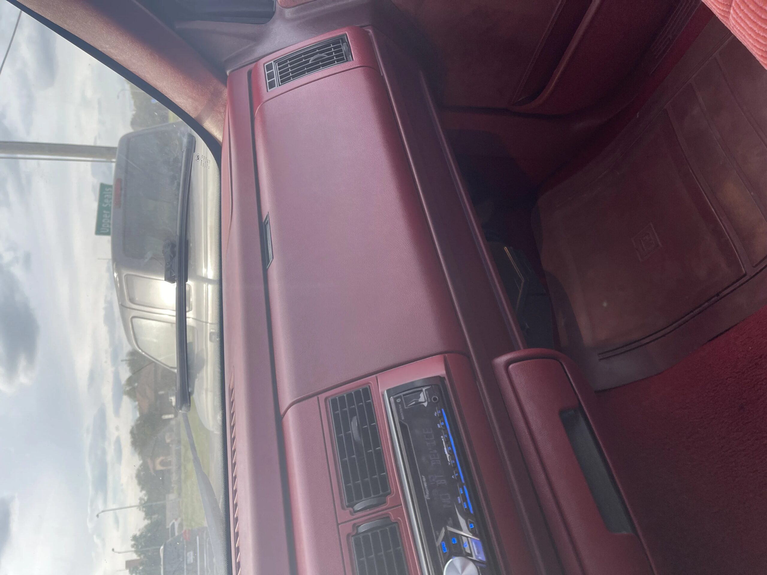 Chevrolet-Silverado-1500-2wd-extended-cab-1992-Burgundy-Burgundy-87