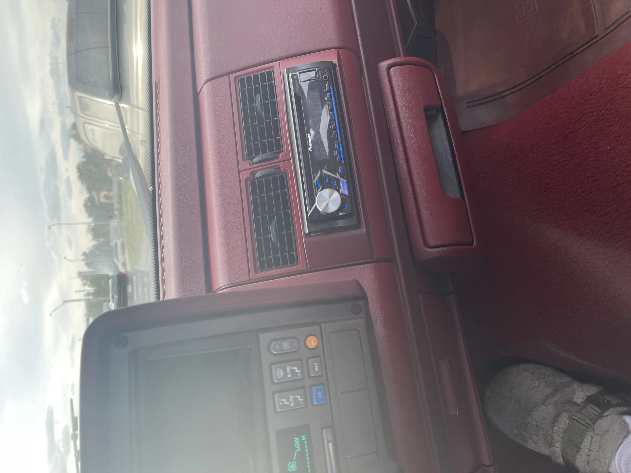 Chevrolet-Silverado-1500-2wd-extended-cab-1992-Burgundy-Burgundy-88