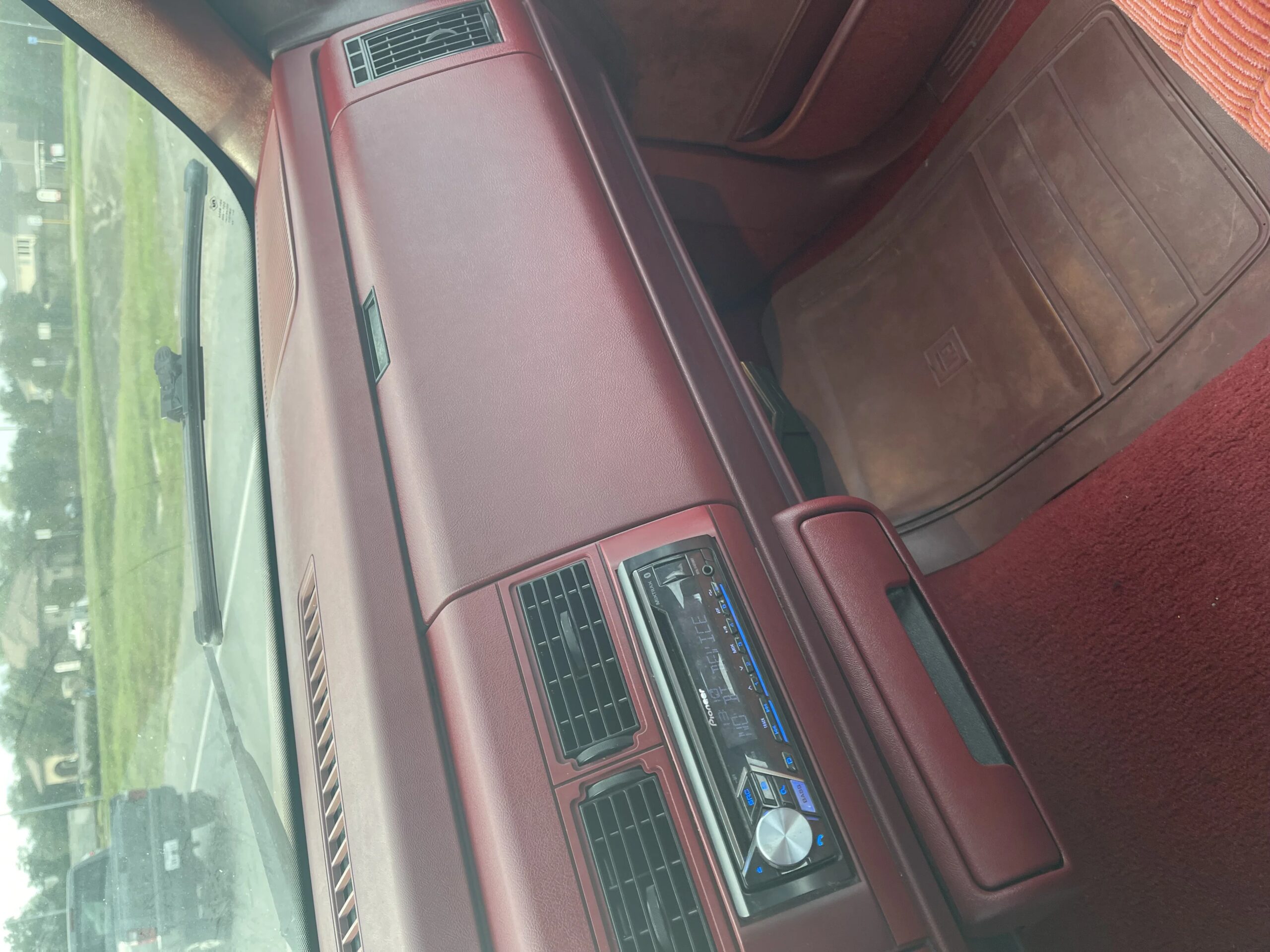Chevrolet-Silverado-1500-2wd-extended-cab-1992-Burgundy-Burgundy-89