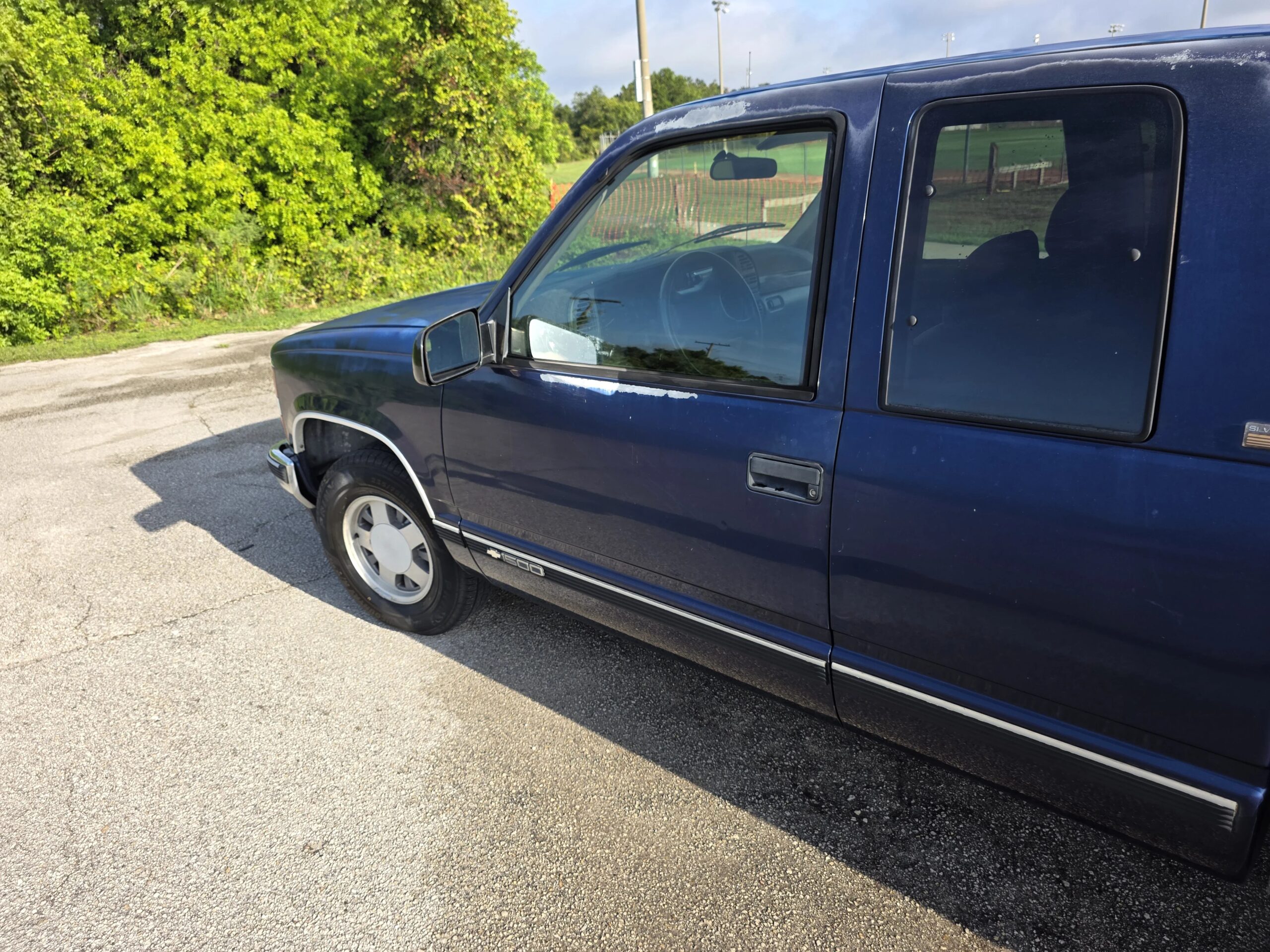 Chevrolet-Silverado-1500-2wd-extended-cab-1995-Blue-Gray-2