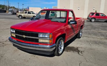 Chevrolet-Silverado-1500-2wd-regular-cab-1991-Red-Tan-2