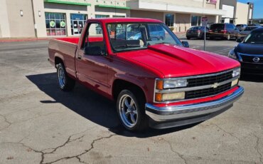 Chevrolet-Silverado-1500-2wd-regular-cab-1991-Red-Tan