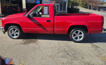 Chevrolet-Silverado-1500-2wd-regular-cab-1991-Red-Tan-4