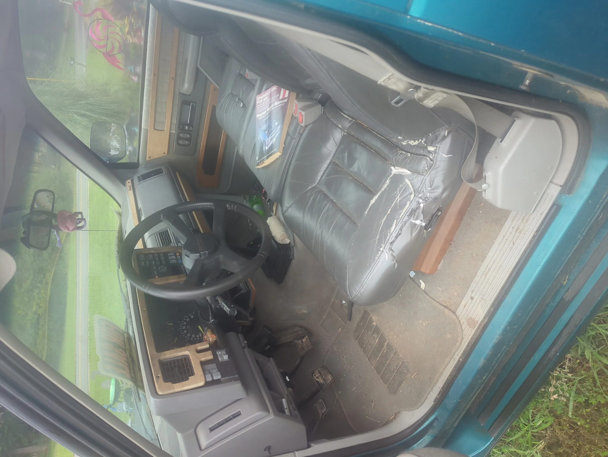 Chevrolet-Silverado-1500-2wd-regular-cab-1993-Green-Gray