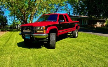 Chevrolet-Silverado-1500-4x4-extended-cab-1989-Red-Red