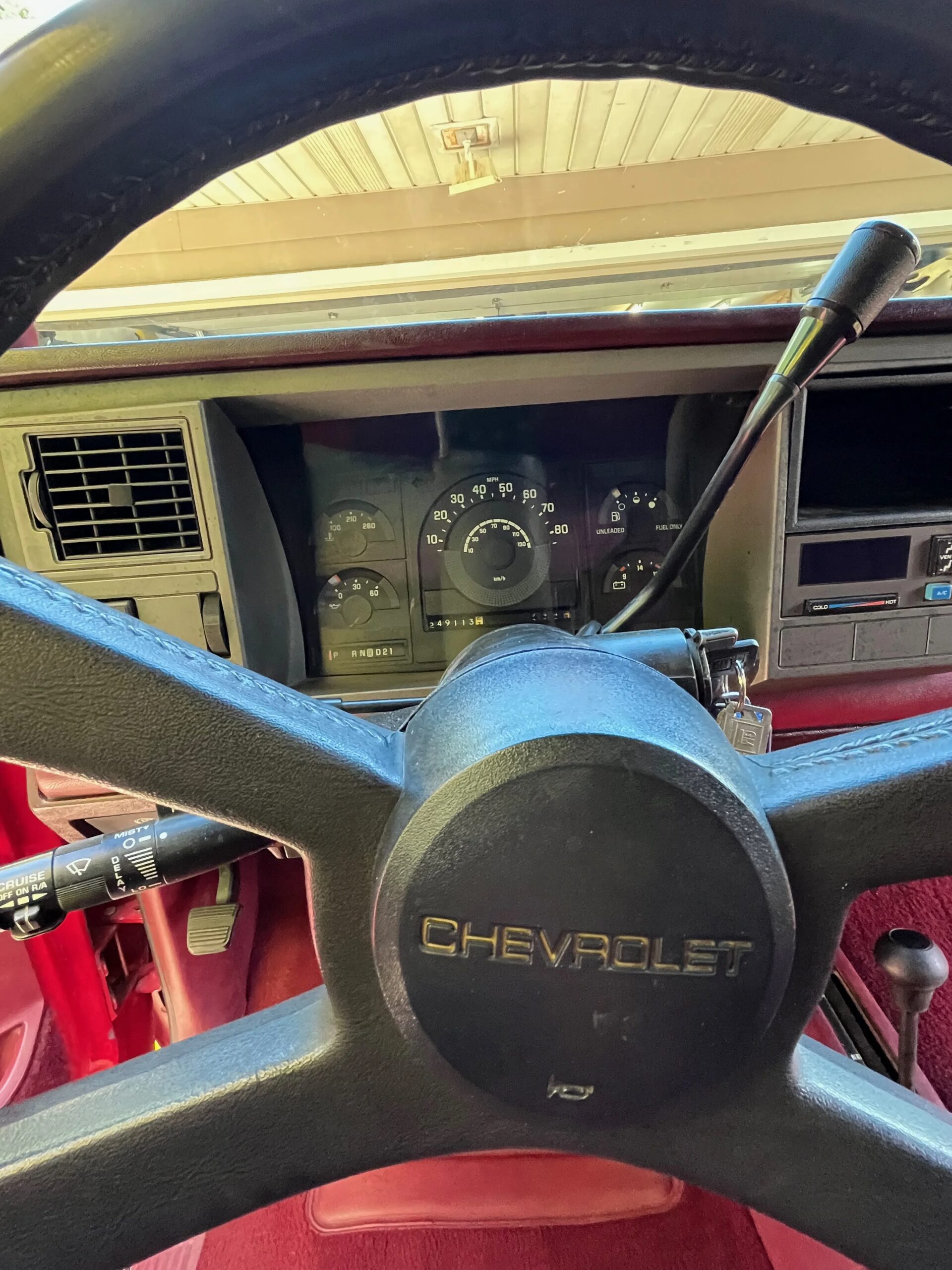 Chevrolet-Silverado-1500-4x4-extended-cab-1989-Red-Red-4