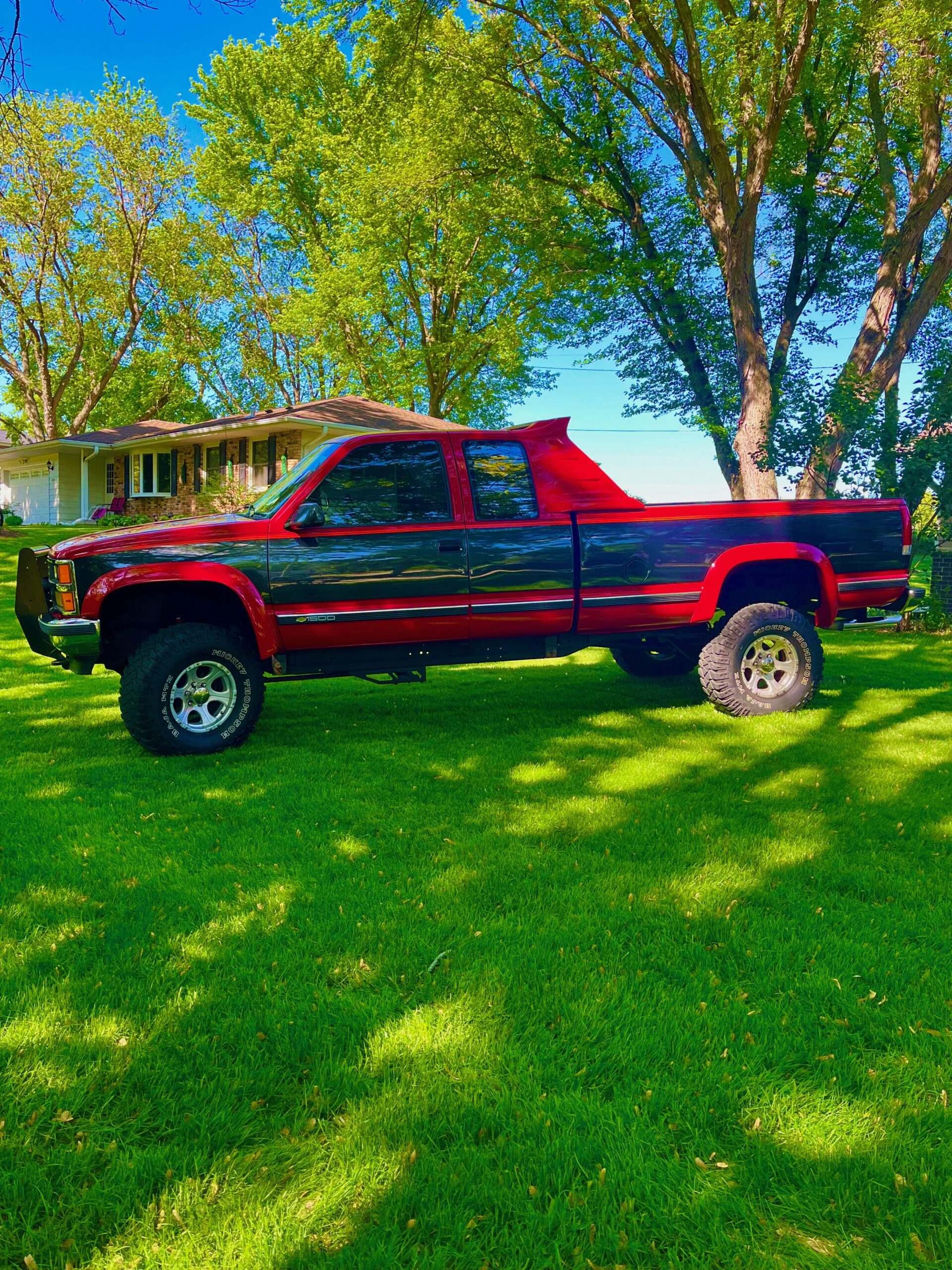 Chevrolet-Silverado-1500-4x4-extended-cab-1989-Red-Red-6