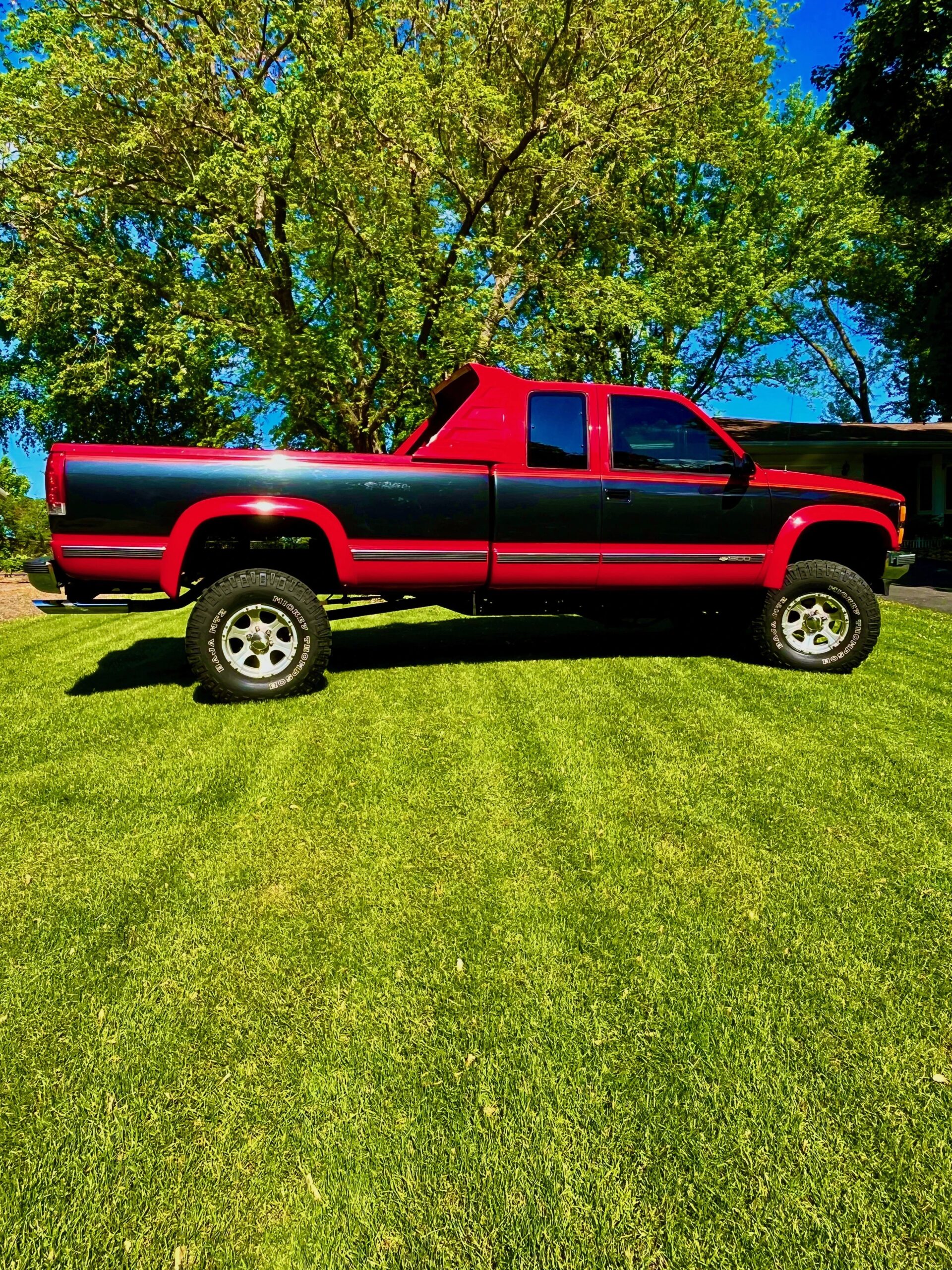 Chevrolet-Silverado-1500-4x4-extended-cab-1989-Red-Red-7