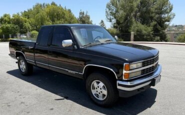 Chevrolet-Silverado-1500-4x4-extended-cab-1990-Black-Beige-1