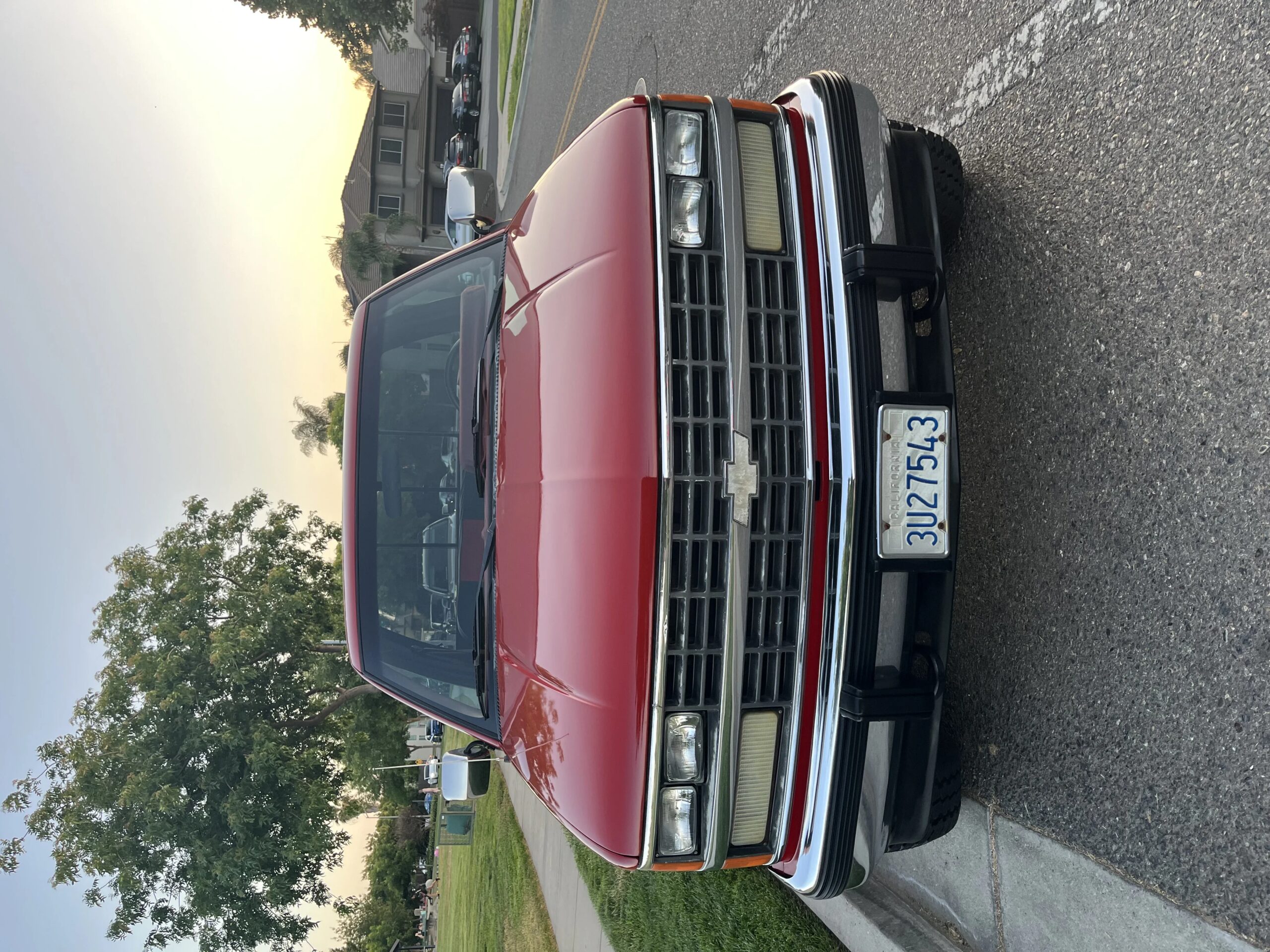 Chevrolet-Silverado-1500-4x4-regular-cab-1988-Red-Red-2