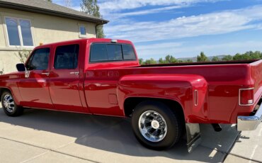 Chevrolet-Silverado-3500-2wd-crew-cab-1989-Gray-1
