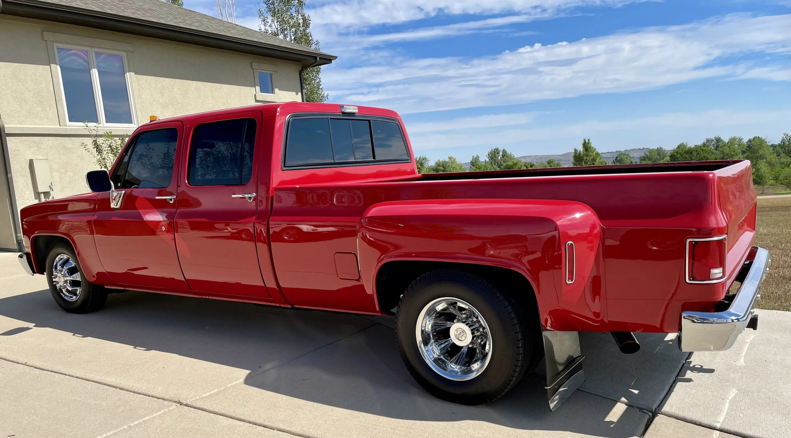 Chevrolet-Silverado-3500-2wd-crew-cab-1989-Gray-1