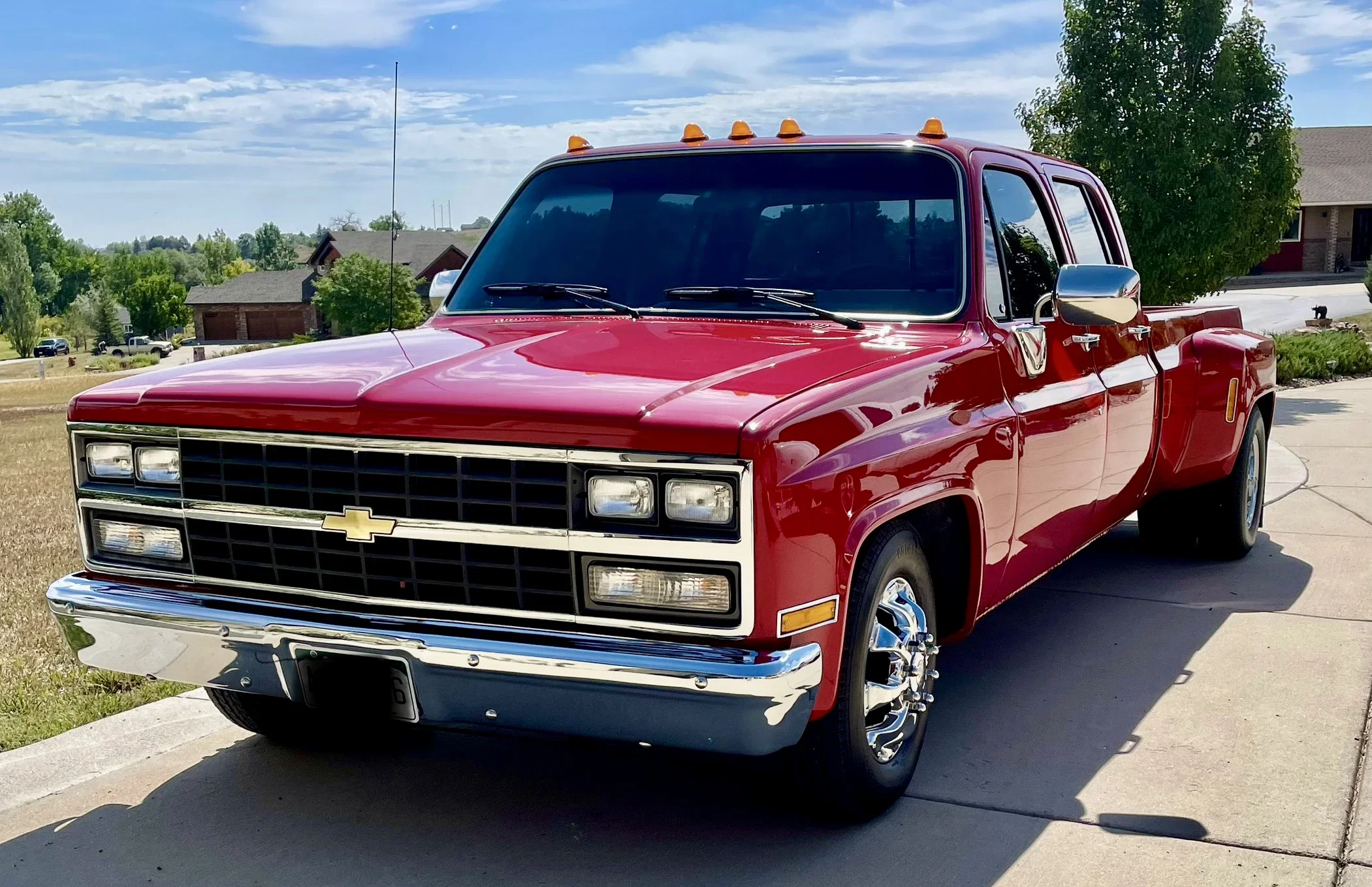 Chevrolet-Silverado-3500-2wd-crew-cab-1989-Gray-2