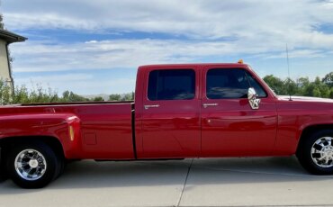 Chevrolet-Silverado-3500-2wd-crew-cab-1989-Gray-4