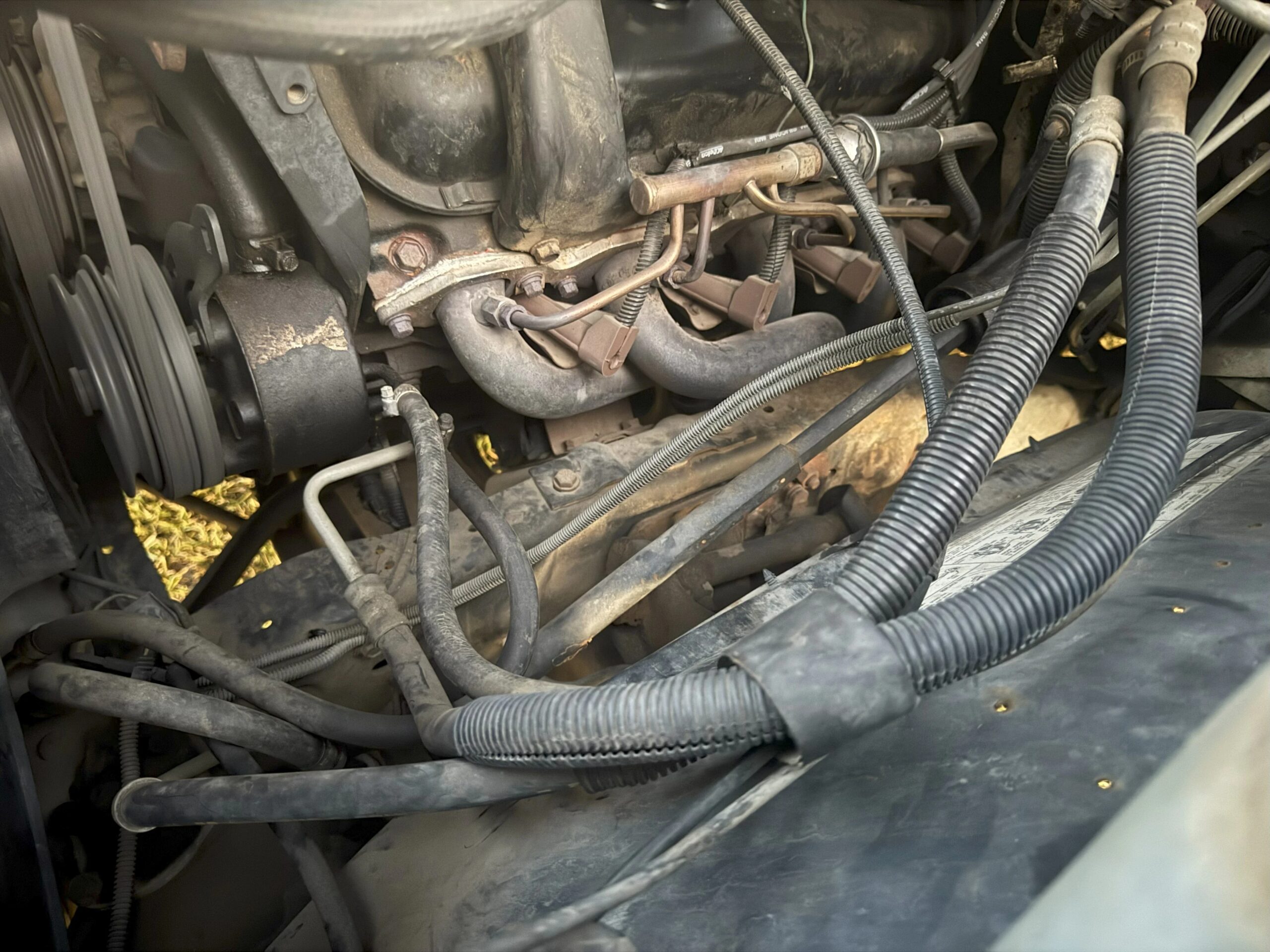 Chevrolet-Silverado-3500-2wd-crew-cab-1989-Tan-Tan-2