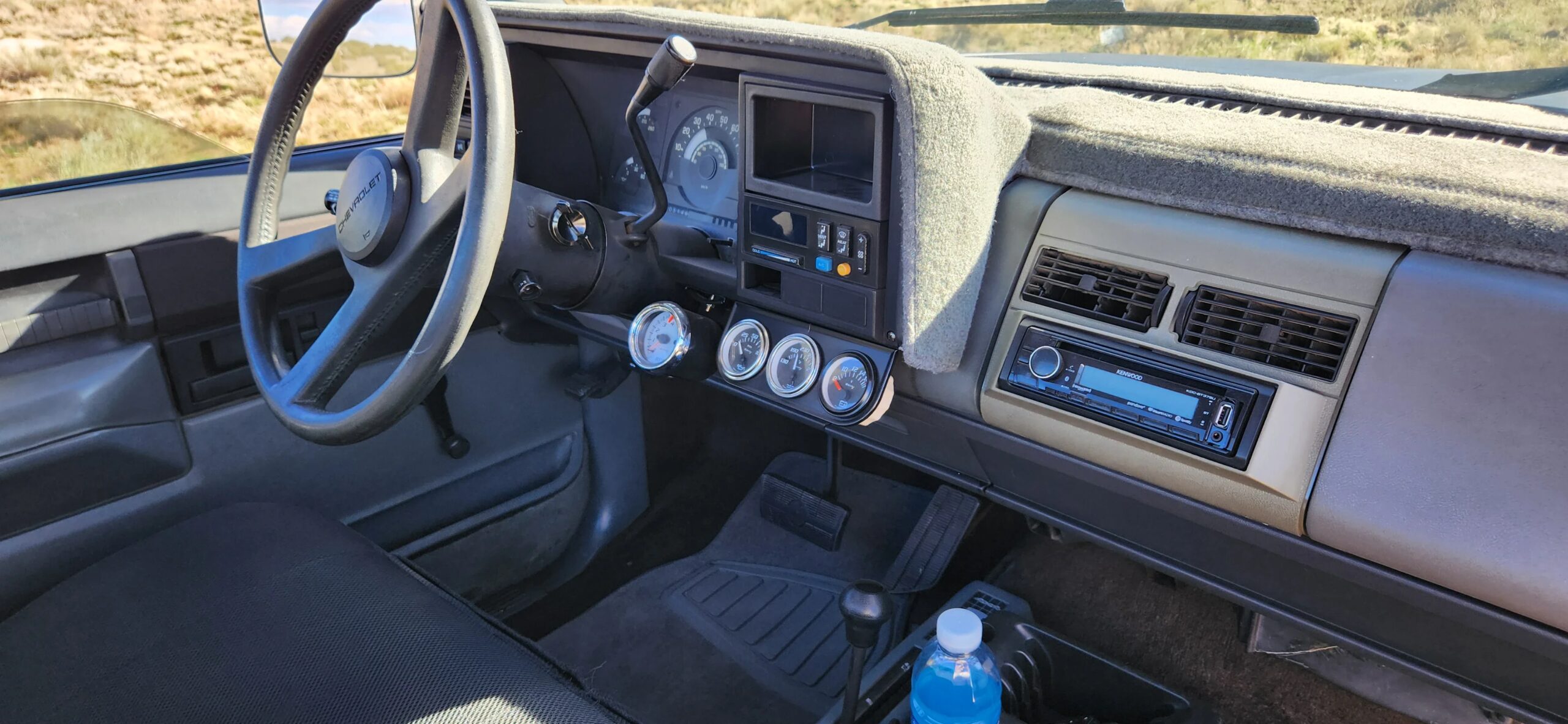 Chevrolet-Silverado-3500-4x4-regular-cab-1988-Black-Gray-17