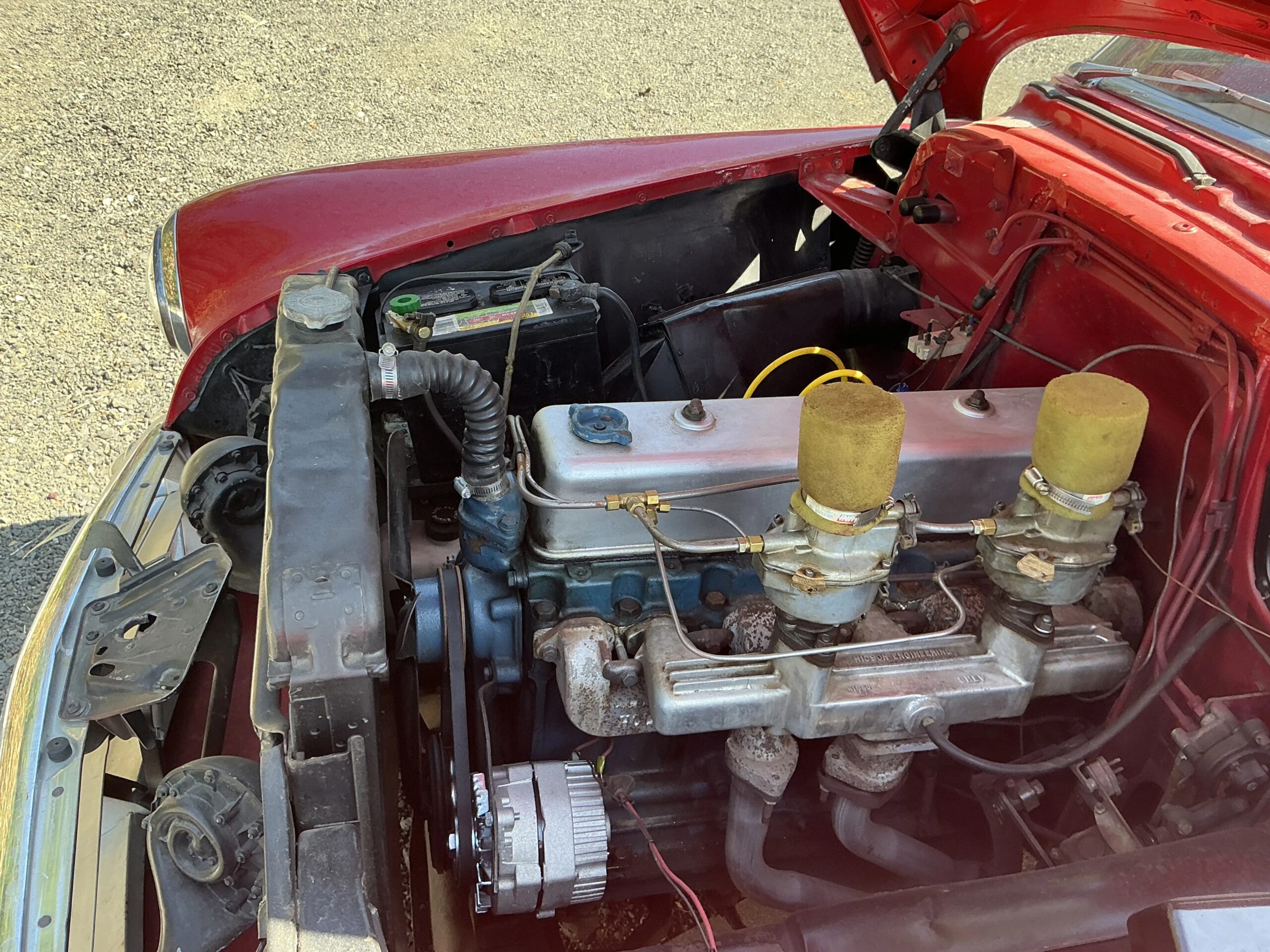Chevrolet-Styleline-1949-Red-Red-1