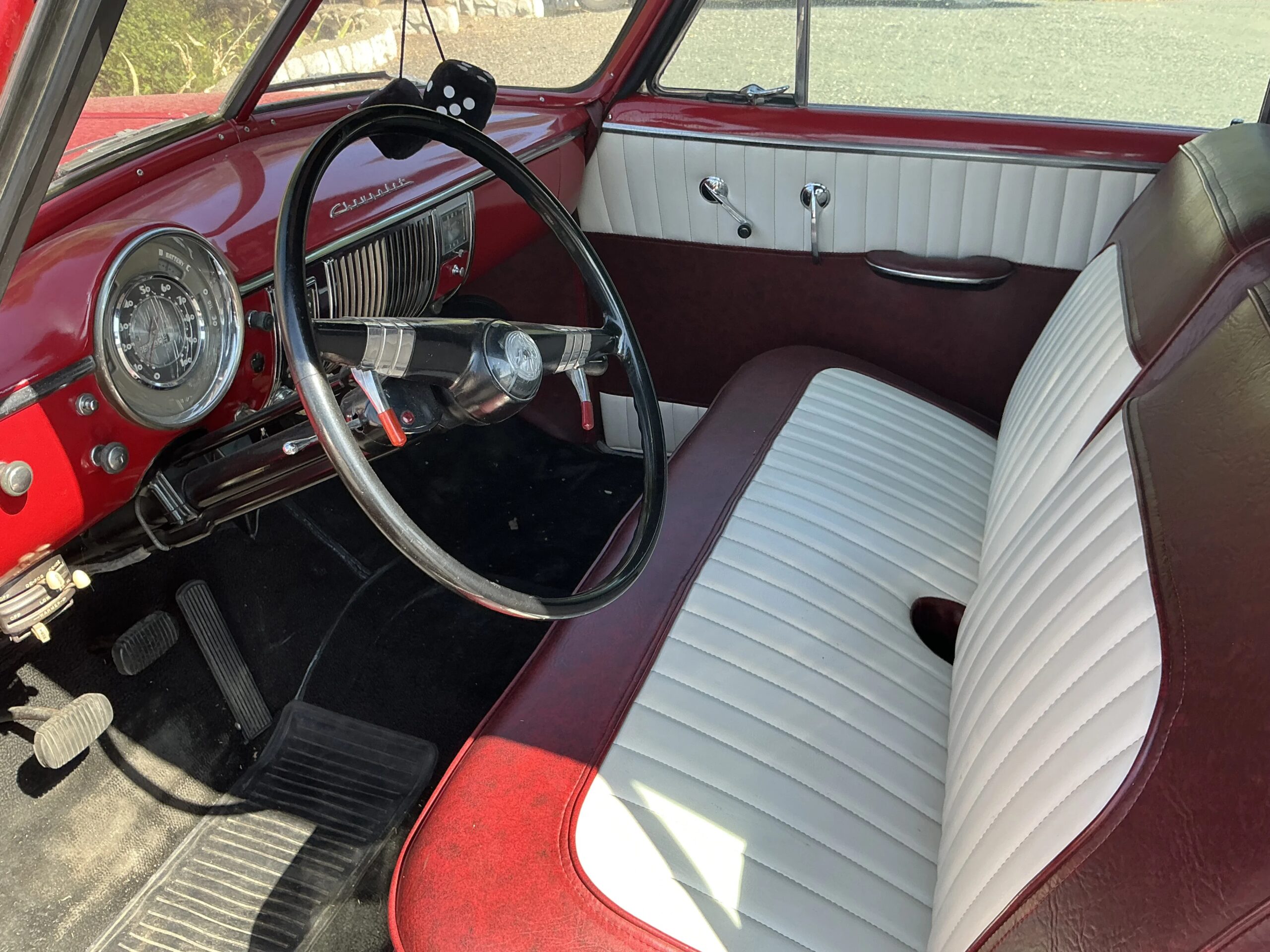 Chevrolet-Styleline-1949-Red-Red-2
