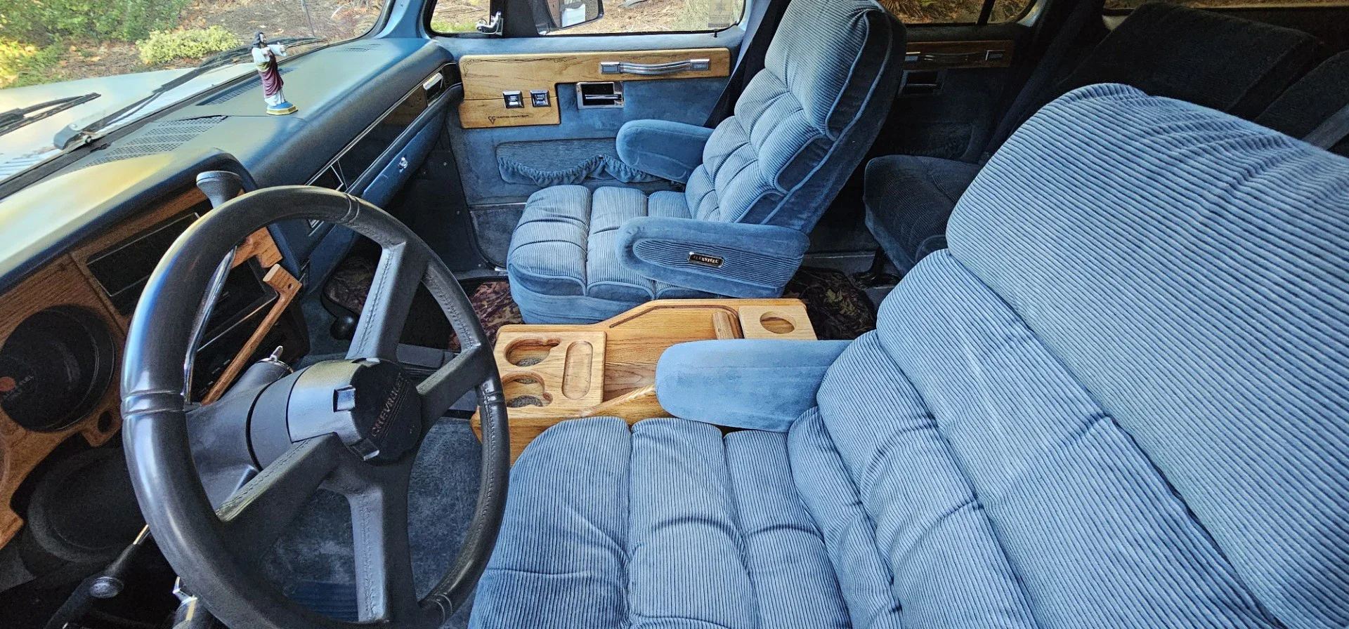 Chevrolet-Suburban-4wd-1991-Blue-3