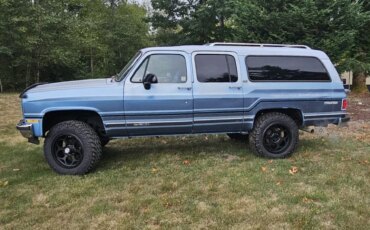 Chevrolet-Suburban-4wd-1991-Blue
