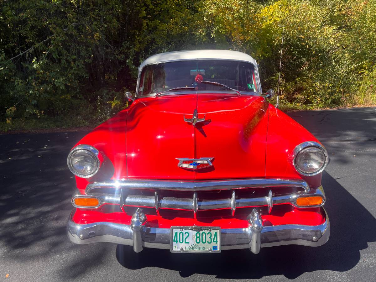 Chevrolet-bel-air-1954-red-1