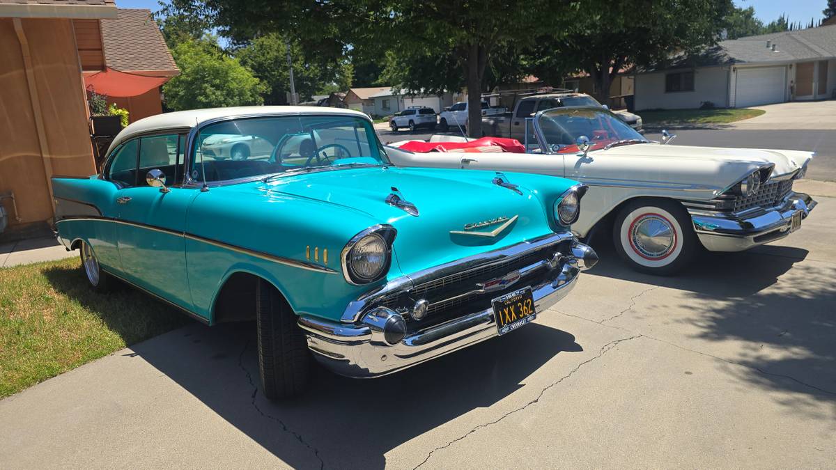 Chevrolet-bel-air-1957-green