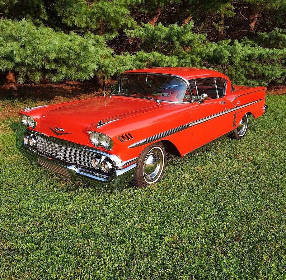 Chevrolet-bel-air-impala-1958-red