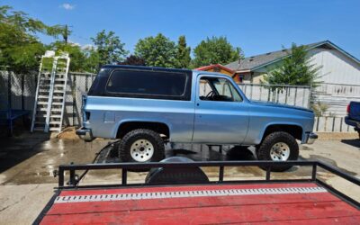 Chevrolet blazer 1/2 ton nominal 1989
