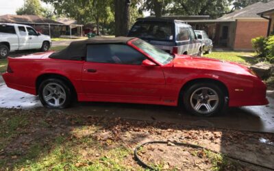 Chevrolet camaro convertible 1988