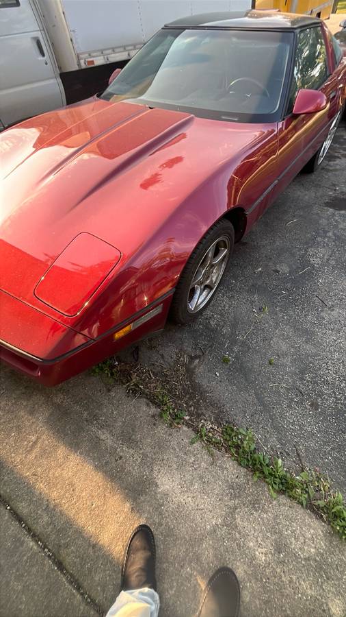 Chevrolet-corvette-1990-red-1