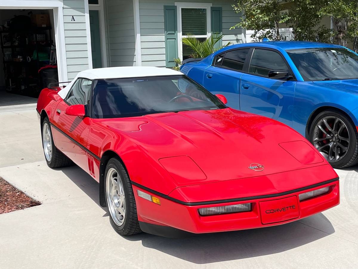 Chevrolet-corvette-1990-red