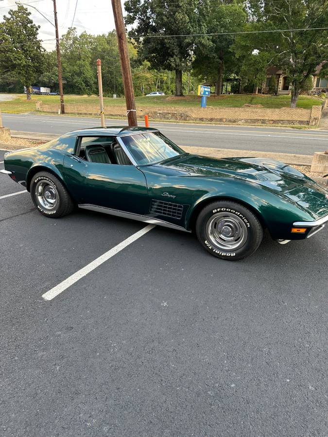 Chevrolet-corvette-c3-454-1971-green