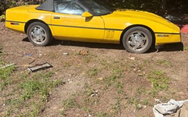 Chevrolet-corvette-convertible-1988-yellow