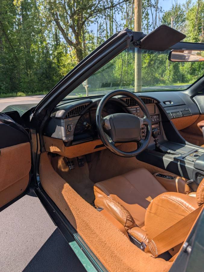 Chevrolet-corvette-convertible-1991-green-12