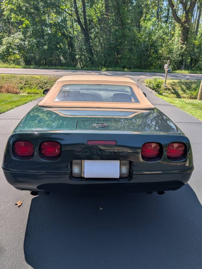 Chevrolet-corvette-convertible-1991-green-8