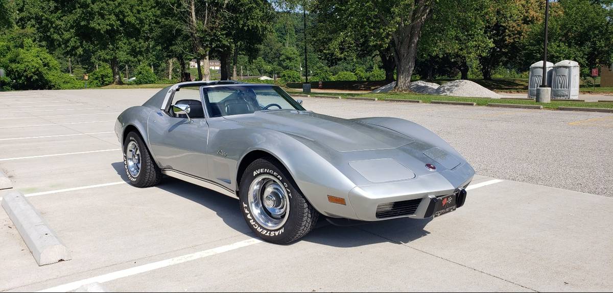 Chevrolet-corvette-stingray-1976-silver-1