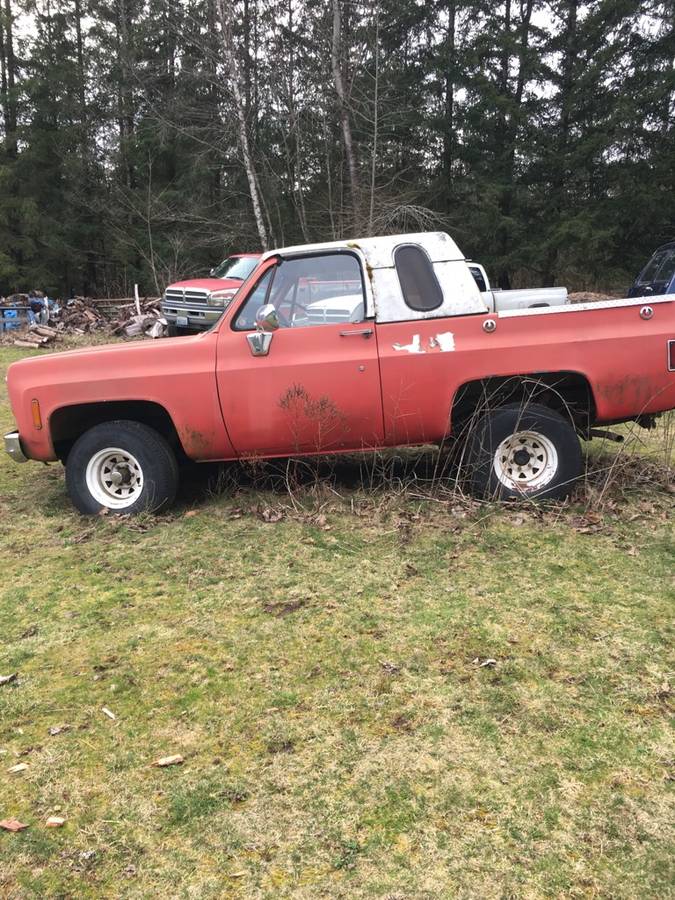 Chevrolet-custom-deluxe-4x4-1974-red
