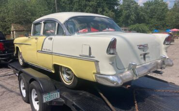 Chevrolet-four-door-1955-yellow-1