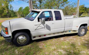 Chevrolet-silverado-3500-model-1990-white-1
