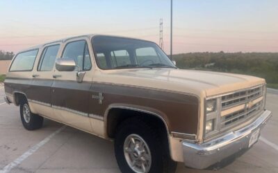 Chevrolet suburban 1500 1986