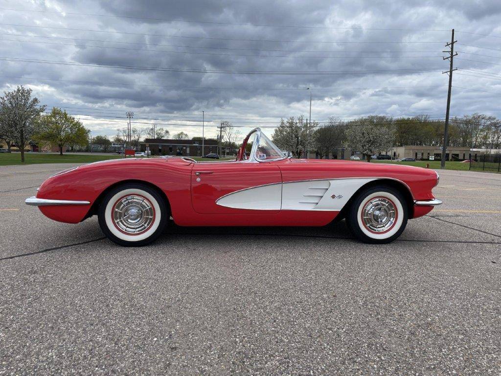 Chevy-corvette-convertible-1958-red-1