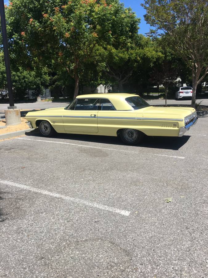 Chevy-impala-ss-1964-yellow-7