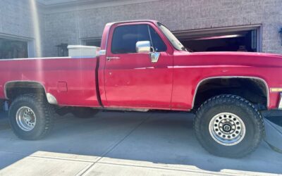 Chevy k10 4×4 1985