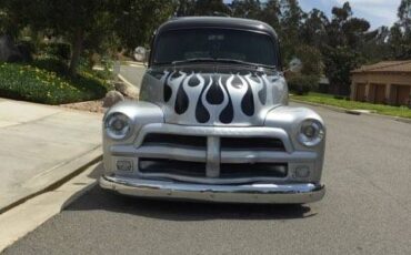 Chevy-panel-truck-1st-series-1955-silver