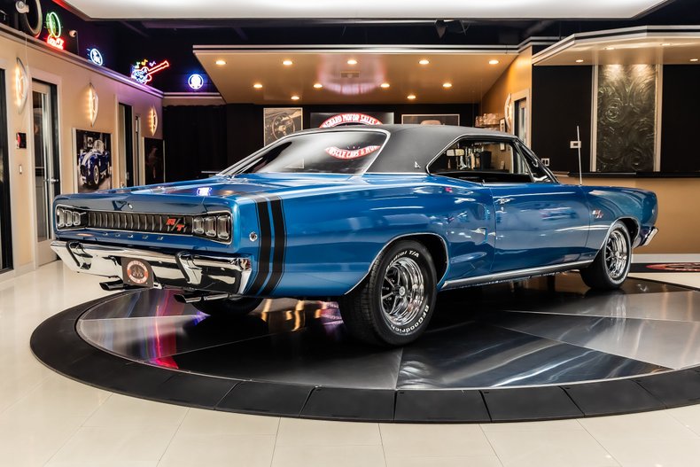 Dodge-Coronet-1968-Blue-Black-13