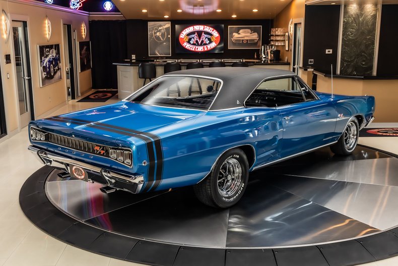 Dodge-Coronet-1968-Blue-Black-14